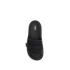 Fendi Black Polyamide Sandals