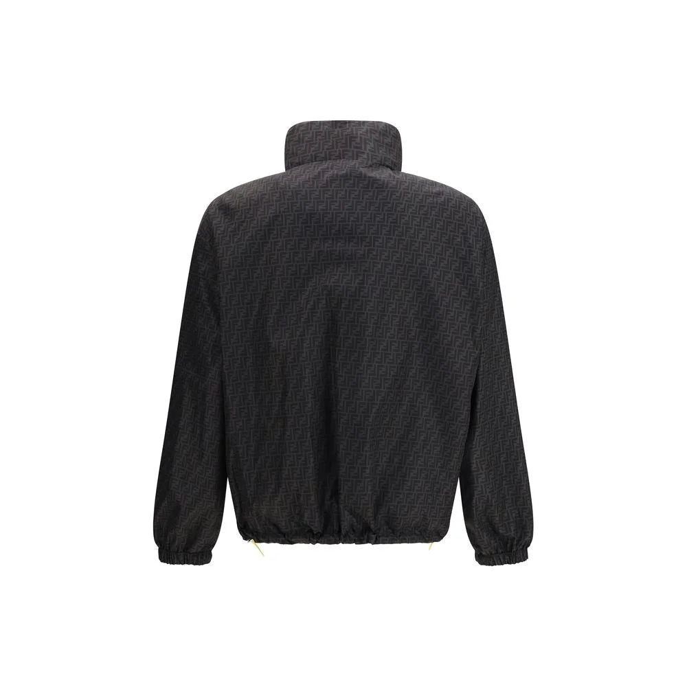 Fendi Zwarte Polyamide Shell Jas - IT48 | M
