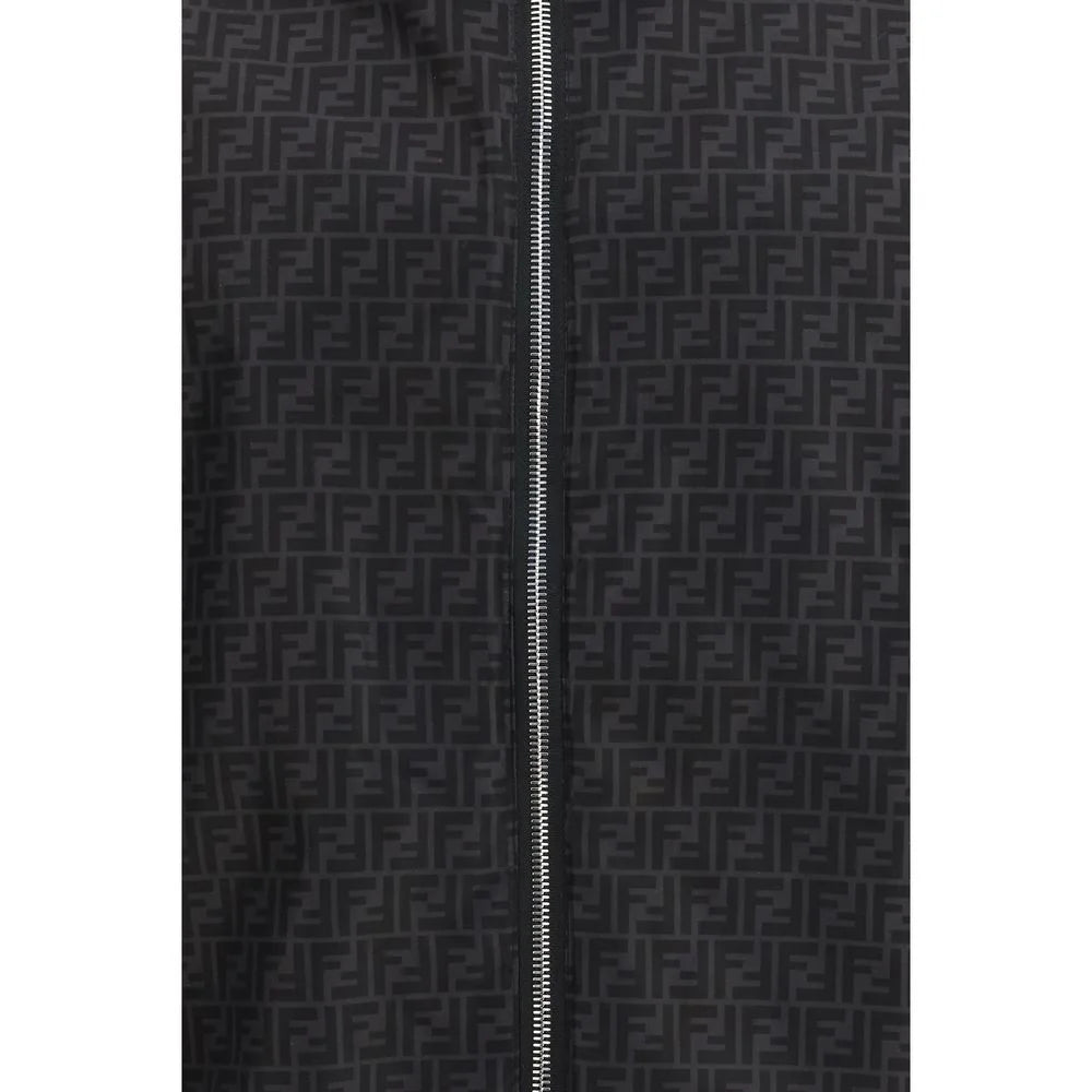 Fendi Black Polyamide Shell Jacket - IT50 | L