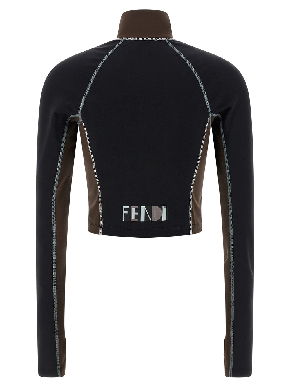 Fendi Black Polyamide Top