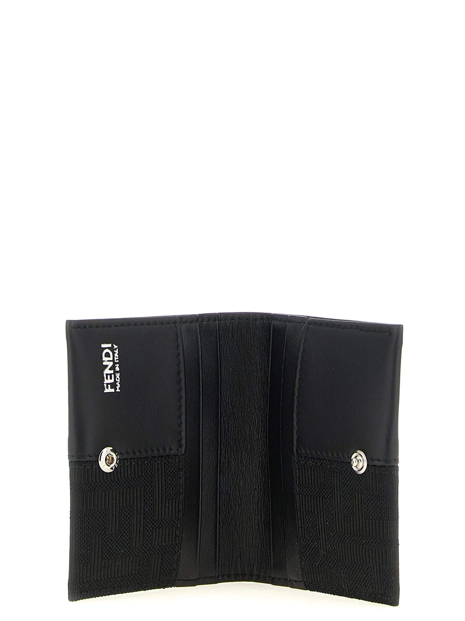 Fendi Black Polyester Cardholder
