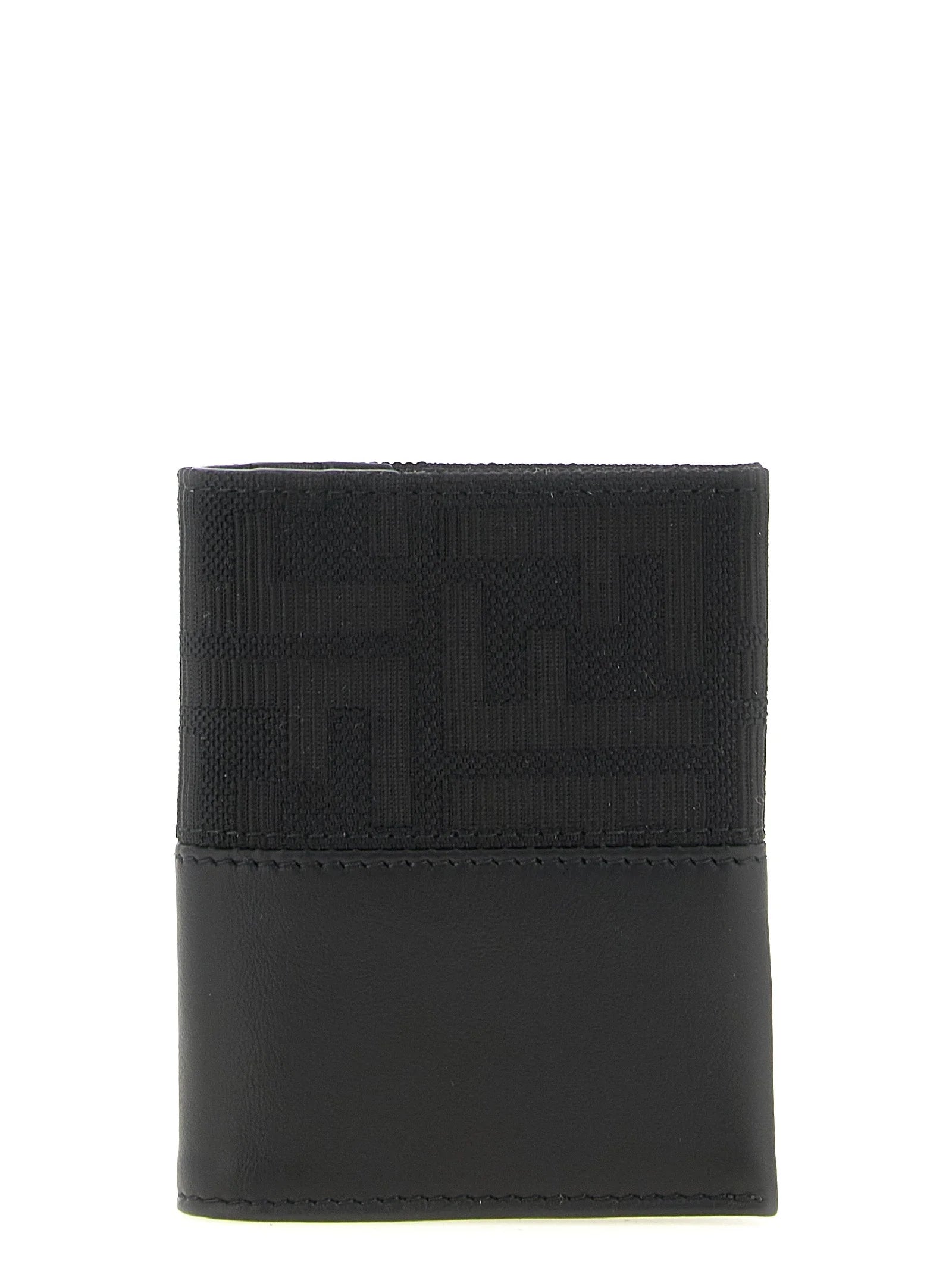 Fendi Black Polyester Cardholder