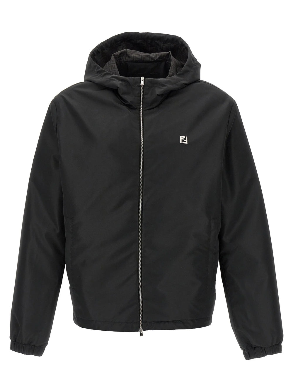 Fendi Black Polyester Shell Jacket