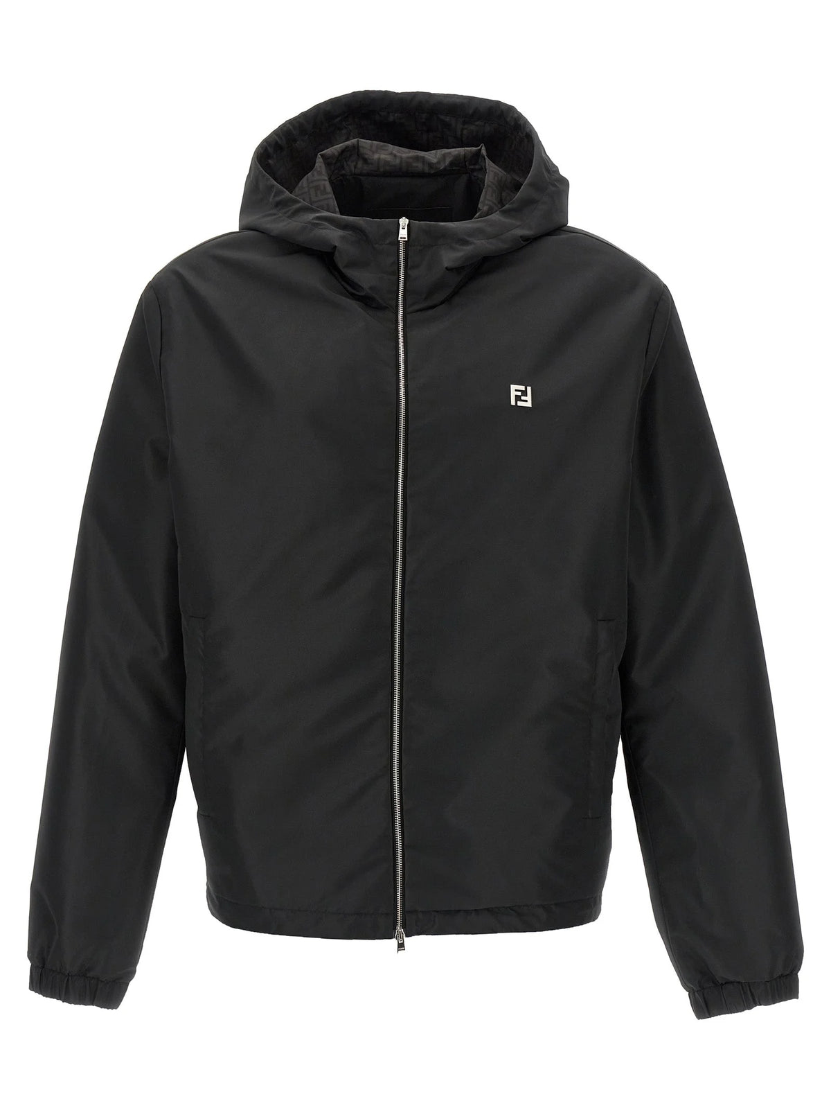 Fendi Black Polyester Shell Jacket