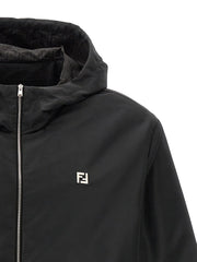 Fendi Black Polyester Shell Jacket
