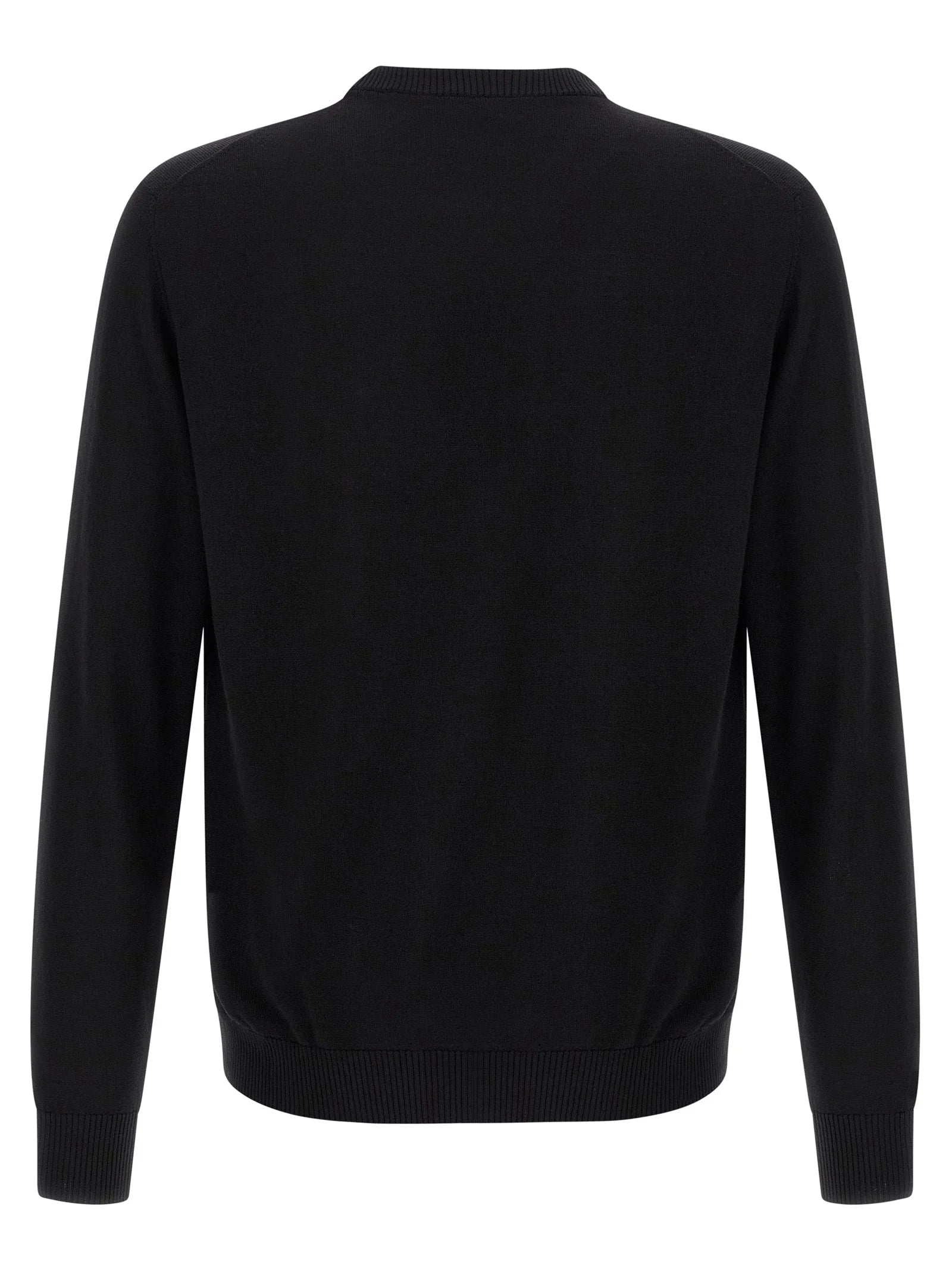 Fendi Black Virgin Wool Cardigan