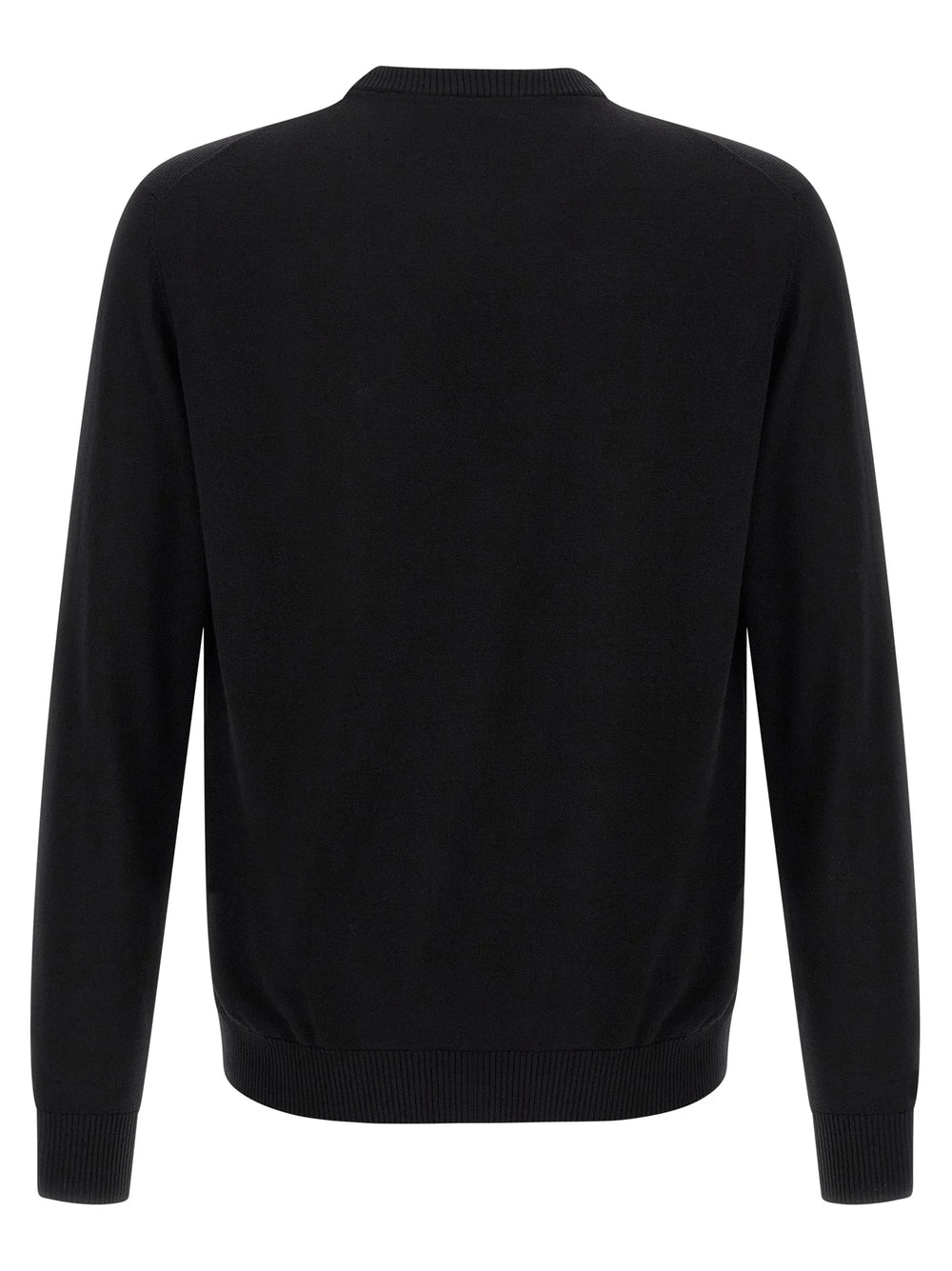 Fendi Black Virgin Wool Cardigan