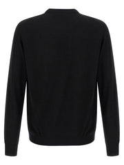 Fendi Black Virgin Wool Cardigan