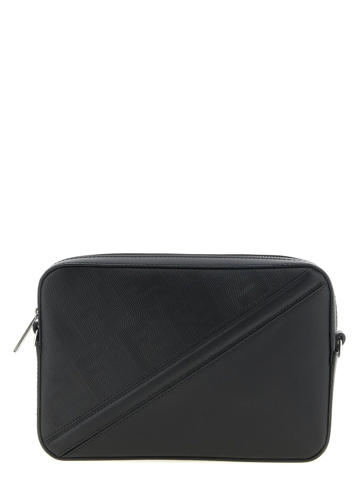 Fendi Black Viscose Shoulder Bag