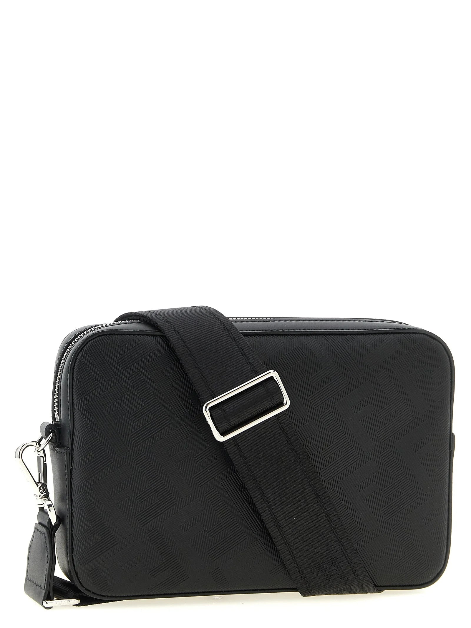 Fendi Black Viscose Shoulder Bag