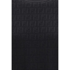 Fendi Black Viscose T-Shirt