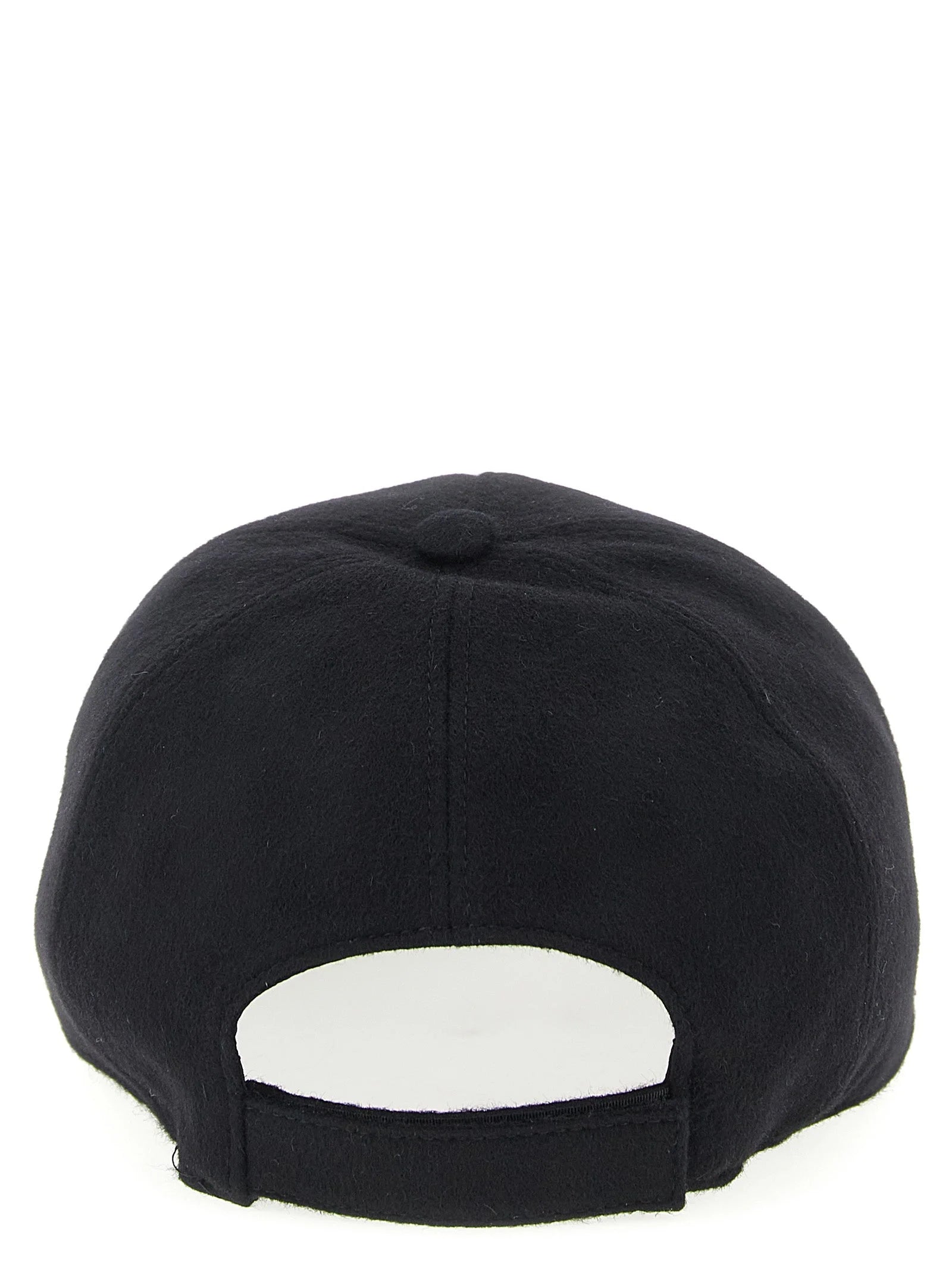 Fendi Black Wool Cap (Baseball Hat) - UNI