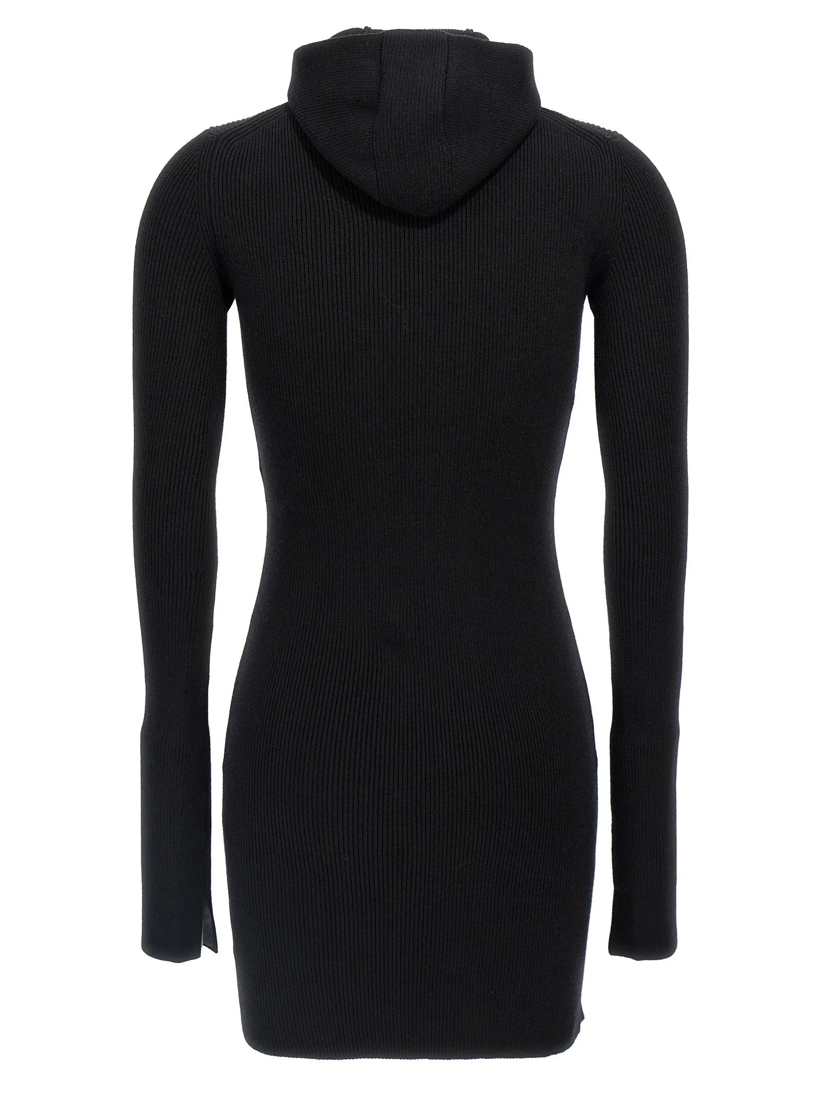 Fendi Black Wool Short Dress