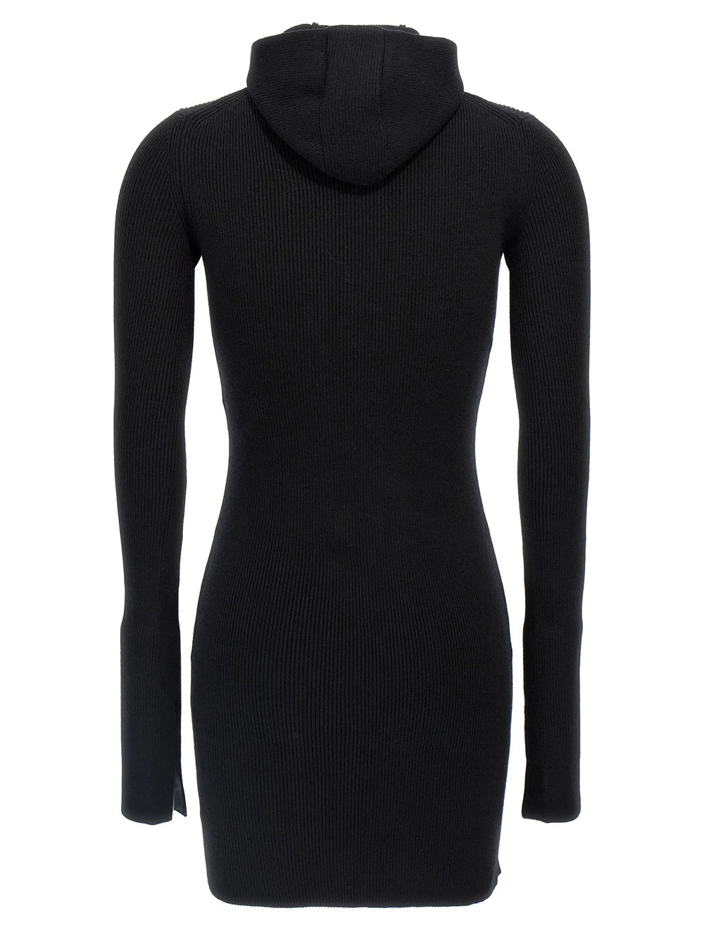 Fendi Black Wool Short Dress