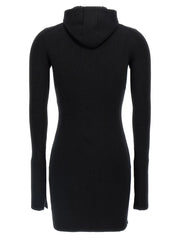 Fendi Black Wool Short Dress