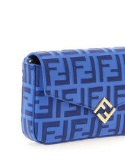 Fendi Blue Calfskin Cardholder