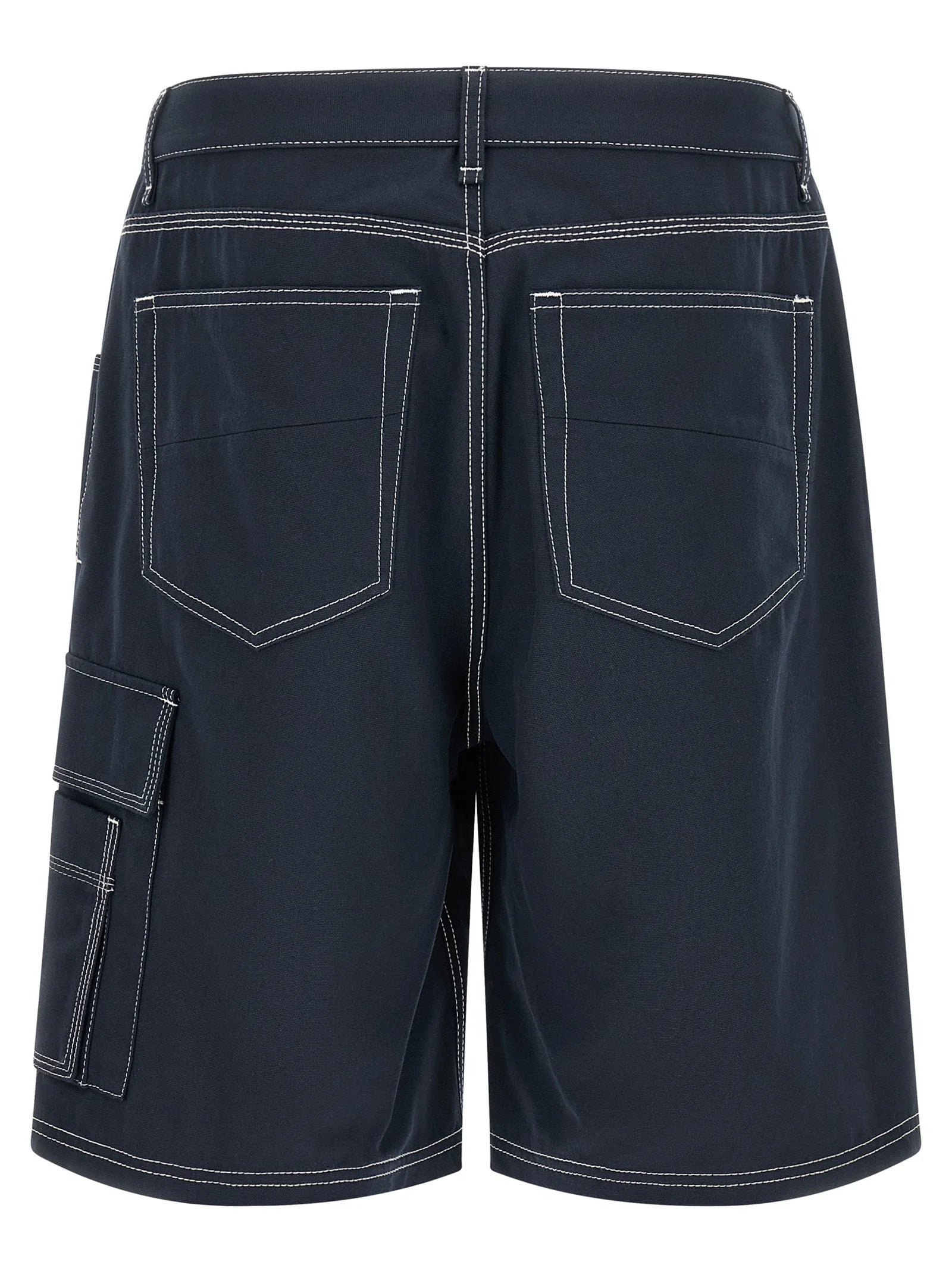 Fendi Blue Cotton Bermuda Shorts - IT50 | L