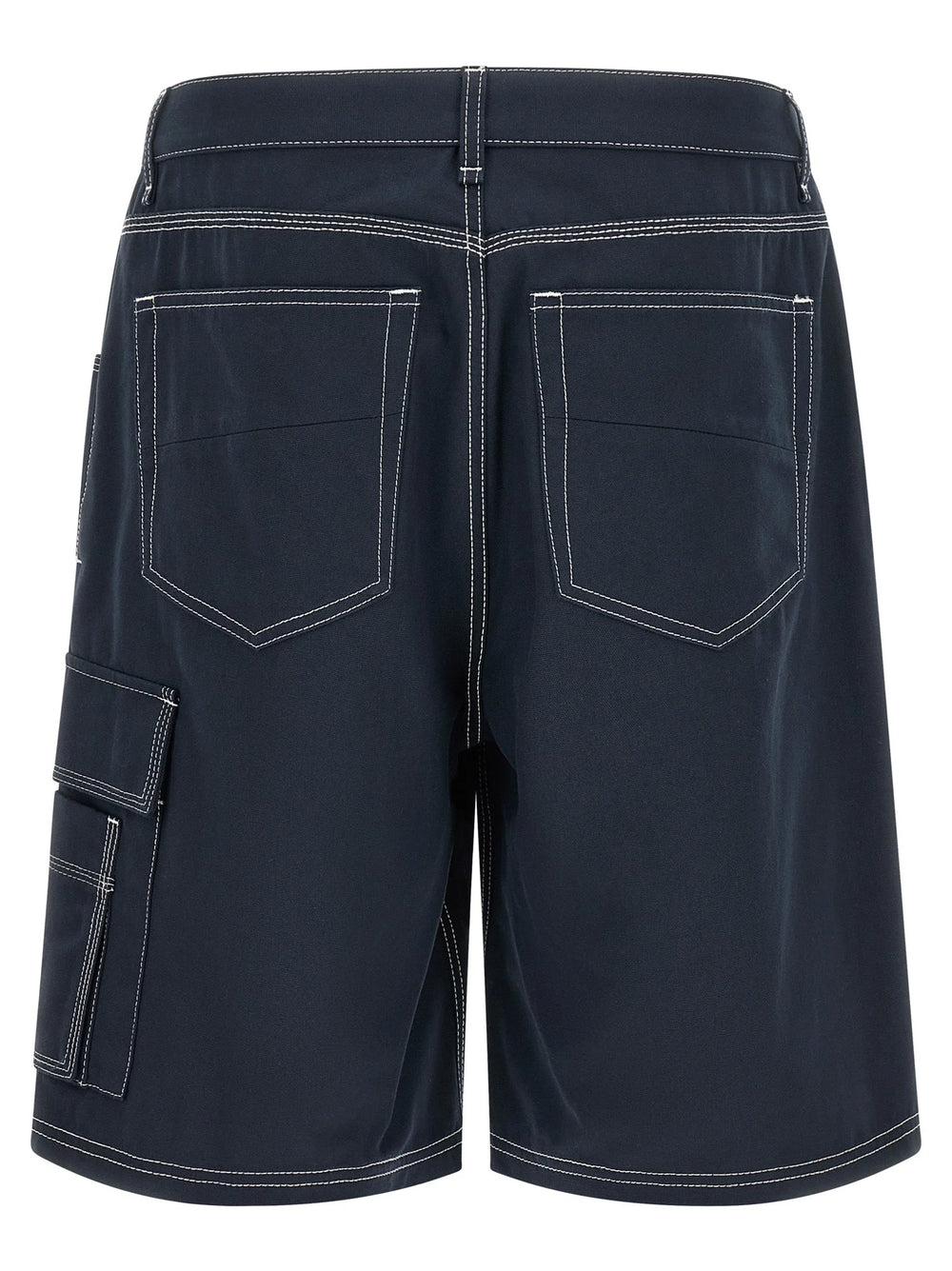 Fendi Blue Cotton Bermuda Shorts - IT50 | L