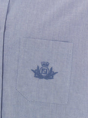 Fendi Blue Cotton Blouse