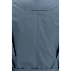 Fendi Blue Cotton Coat