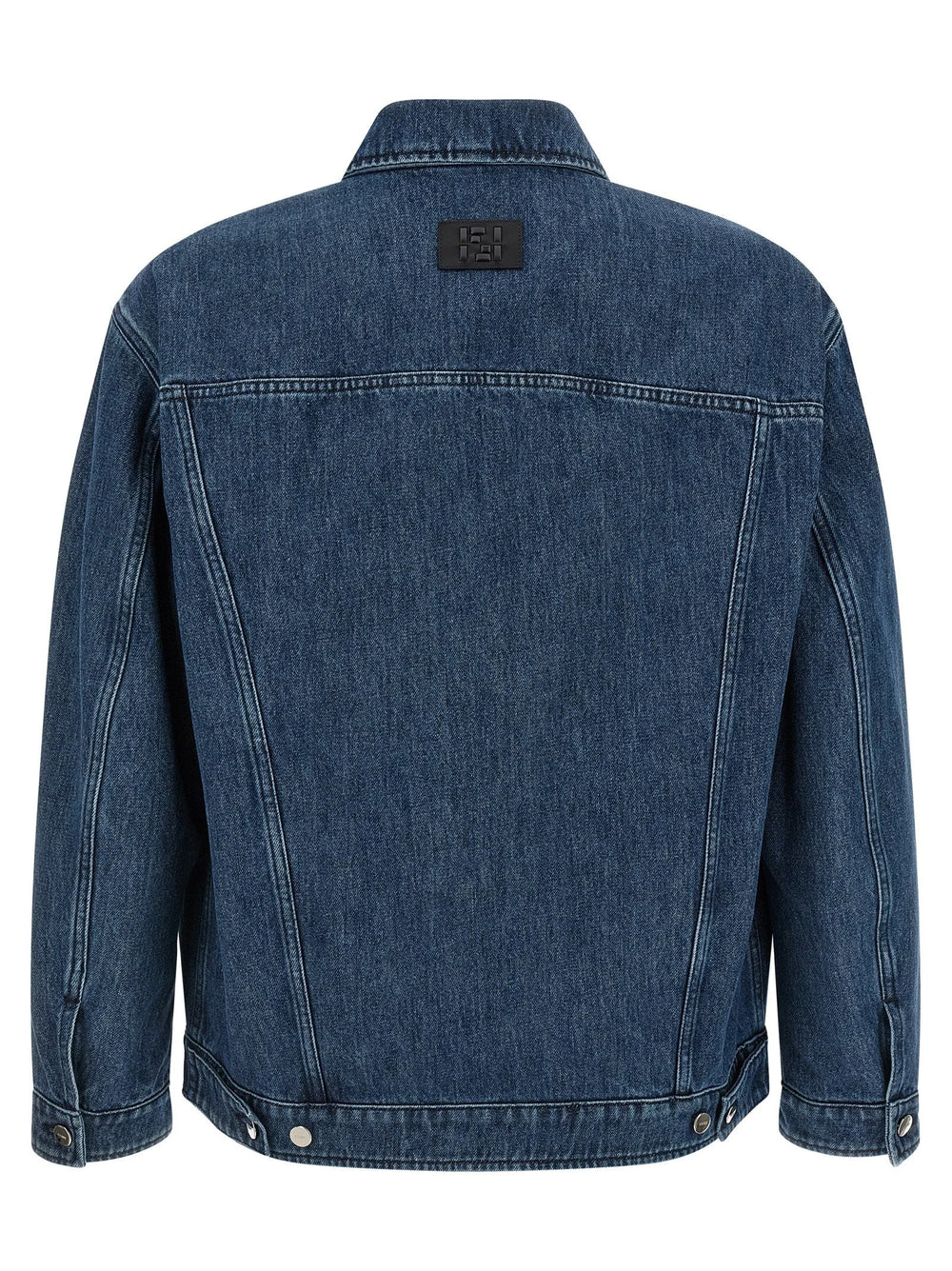 Fendi Blue Cotton Denim Jacket