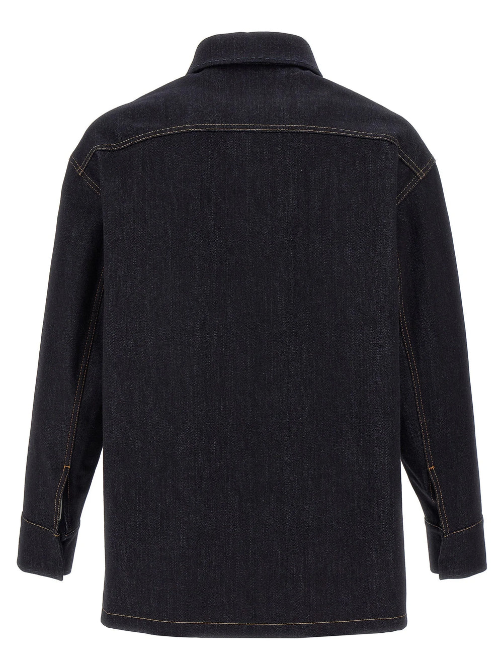 Fendi Blue Cotton Denim Jacket