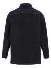 Fendi Blue Cotton Denim Jacket
