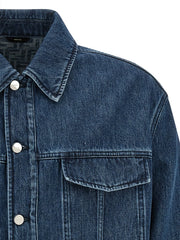 Fendi Blue Cotton Denim Jacket
