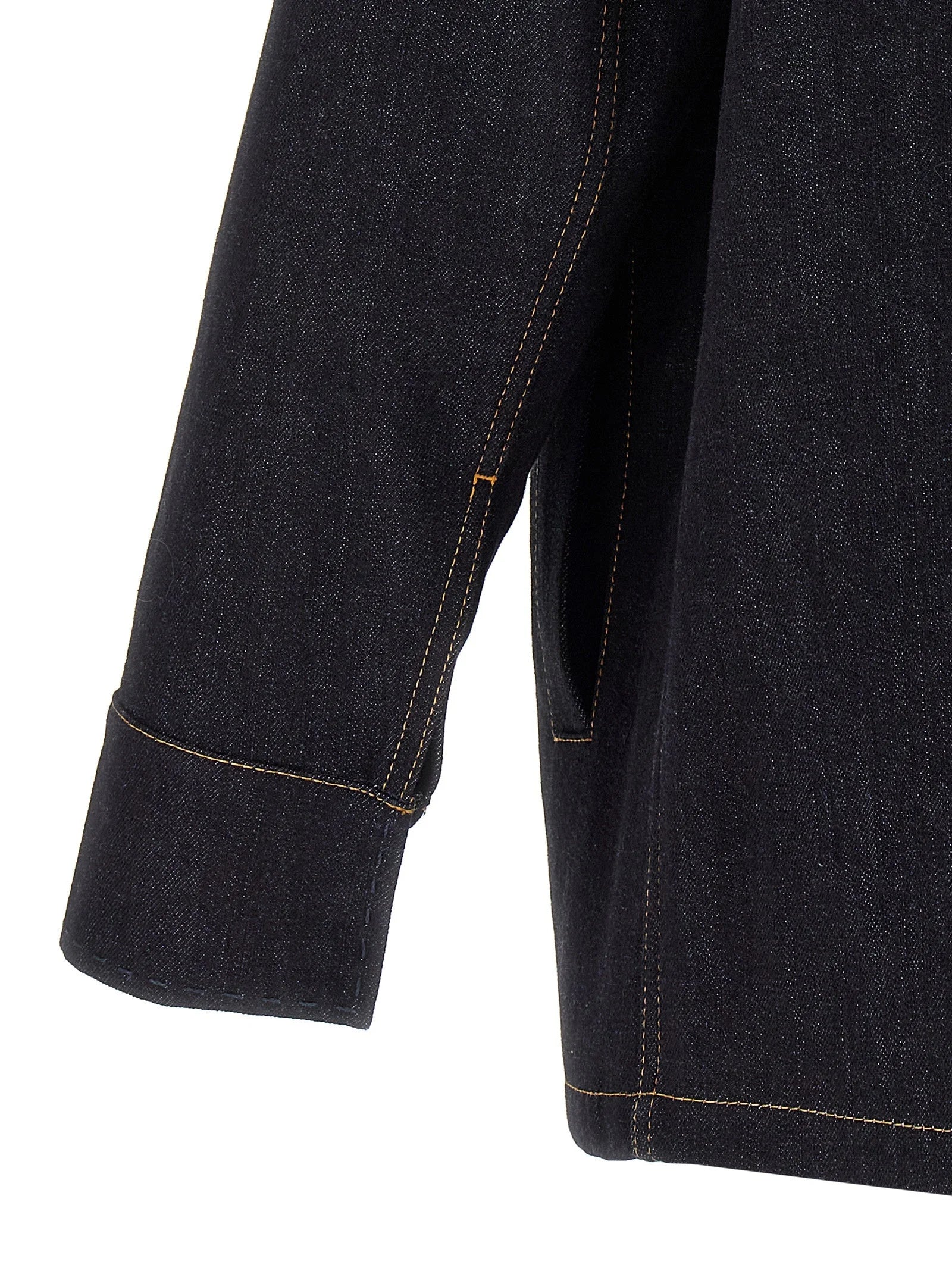 Fendi Blue Cotton Denim Jacket