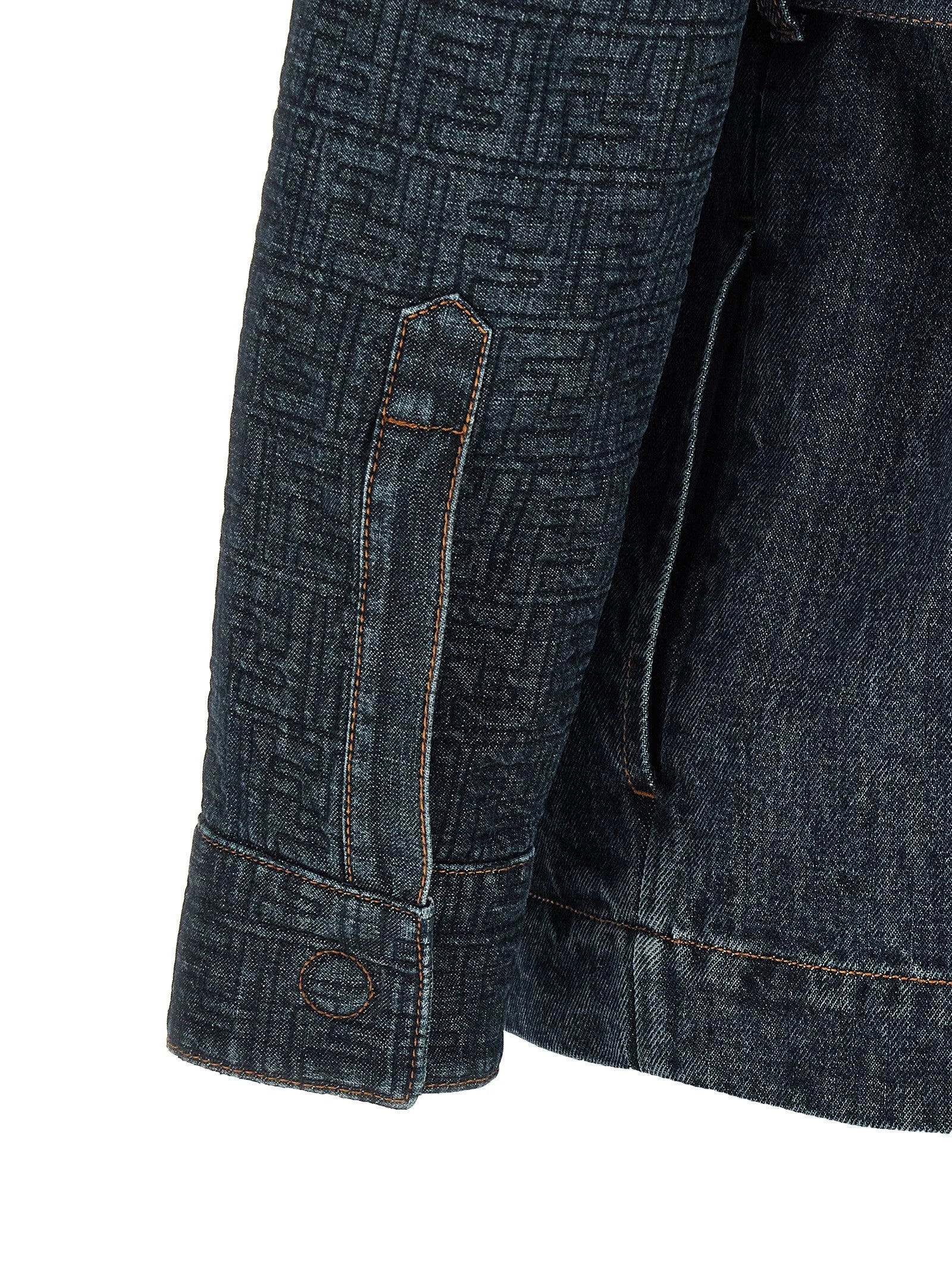 Fendi Blue Cotton Denim Jacket