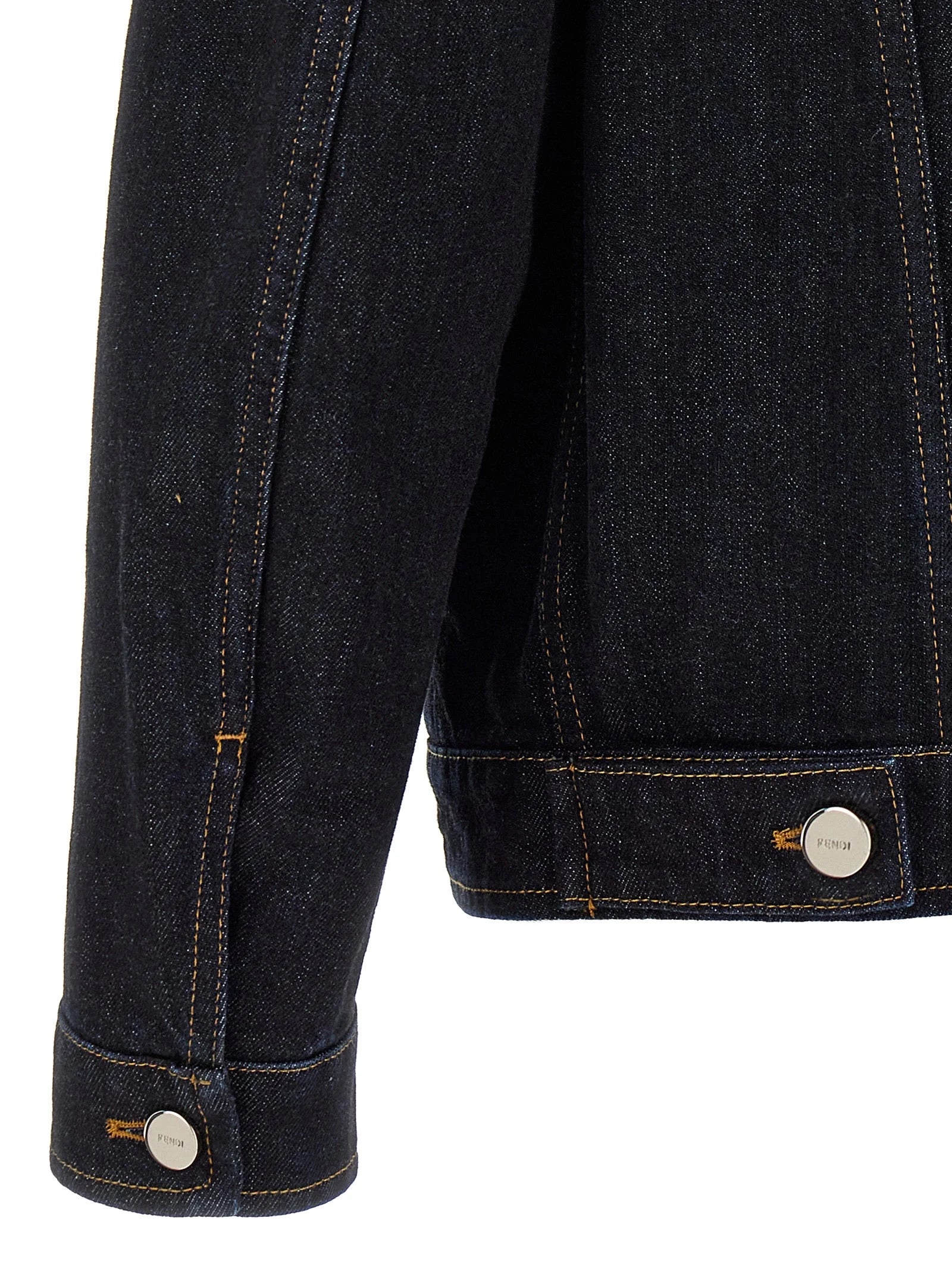 Fendi Blue Cotton Denim Jacket - IT52 | XL