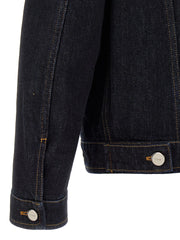 Fendi Blue Cotton Denim Jacket - IT52 | XL