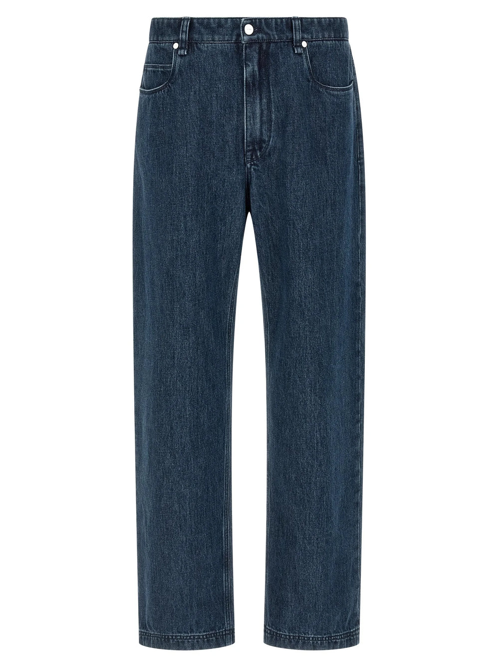 Fendi Blue Cotton Flared Jeans