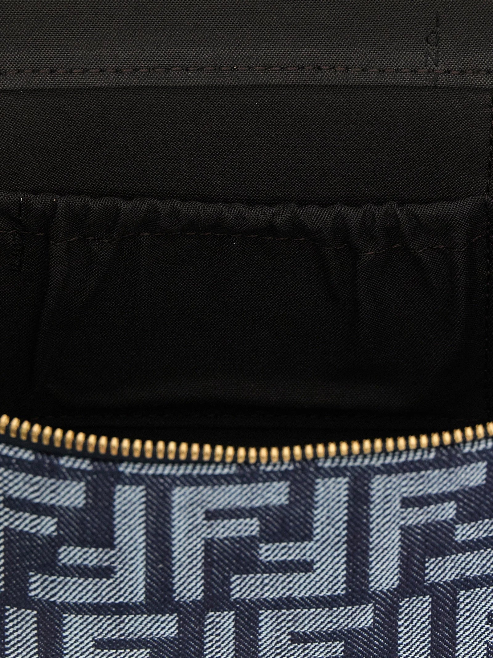 Fendi Blue Cotton Handbag