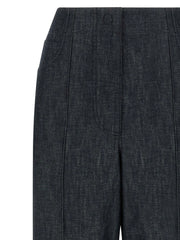 Fendi Blue Cotton High-Waisted Jean - IT38