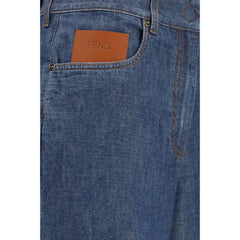 Fendi Blue Cotton Jeans Denim - IT44 | L