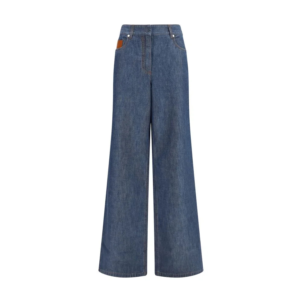 Fendi Blue Cotton Jeans Denim - IT44 | L