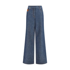 Fendi Blue Cotton Jeans Denim - IT44 | L