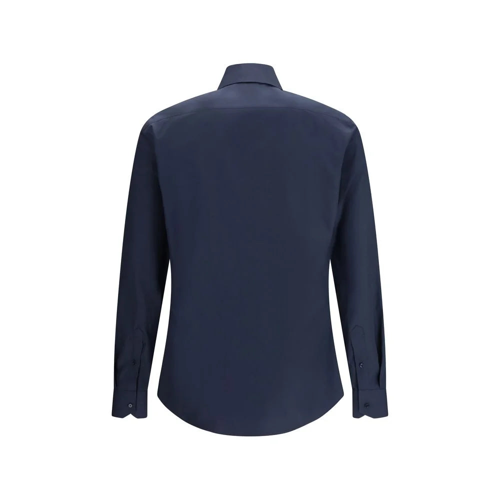 Fendi Blue Cotton Shirt