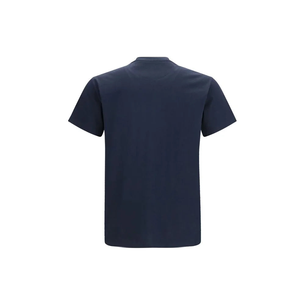 Fendi Blå Bomuld T-Shirt - L