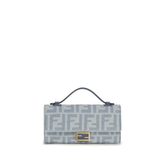 Fendi Blue Cotton Wallet