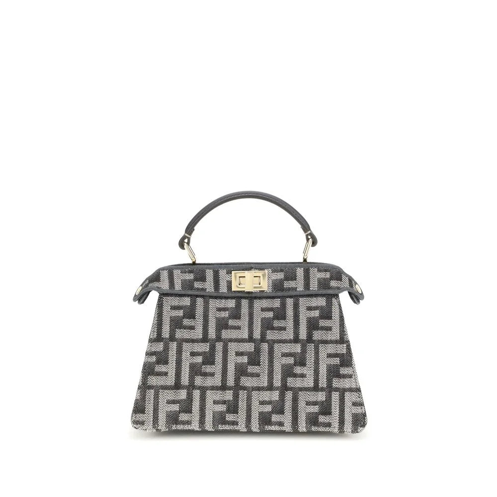 Fendi Blue Fabric Shoulder Bag