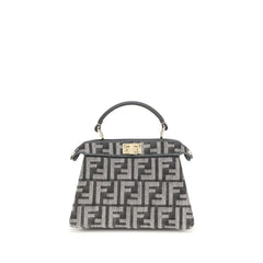 Fendi Blue Fabric Shoulder Bag