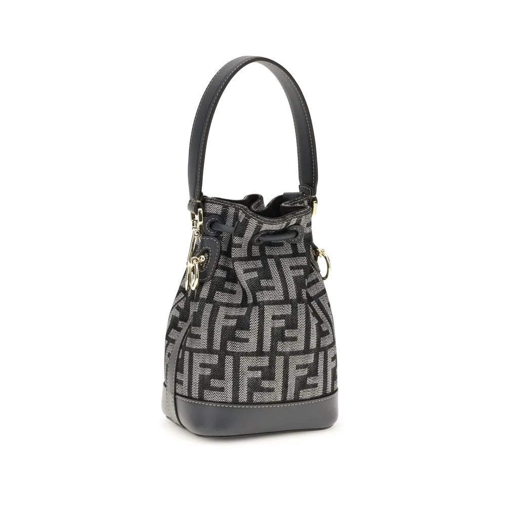 Fendi Blue Fabric Shoulder Bag