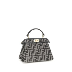 Fendi Blue Fabric Shoulder Bag