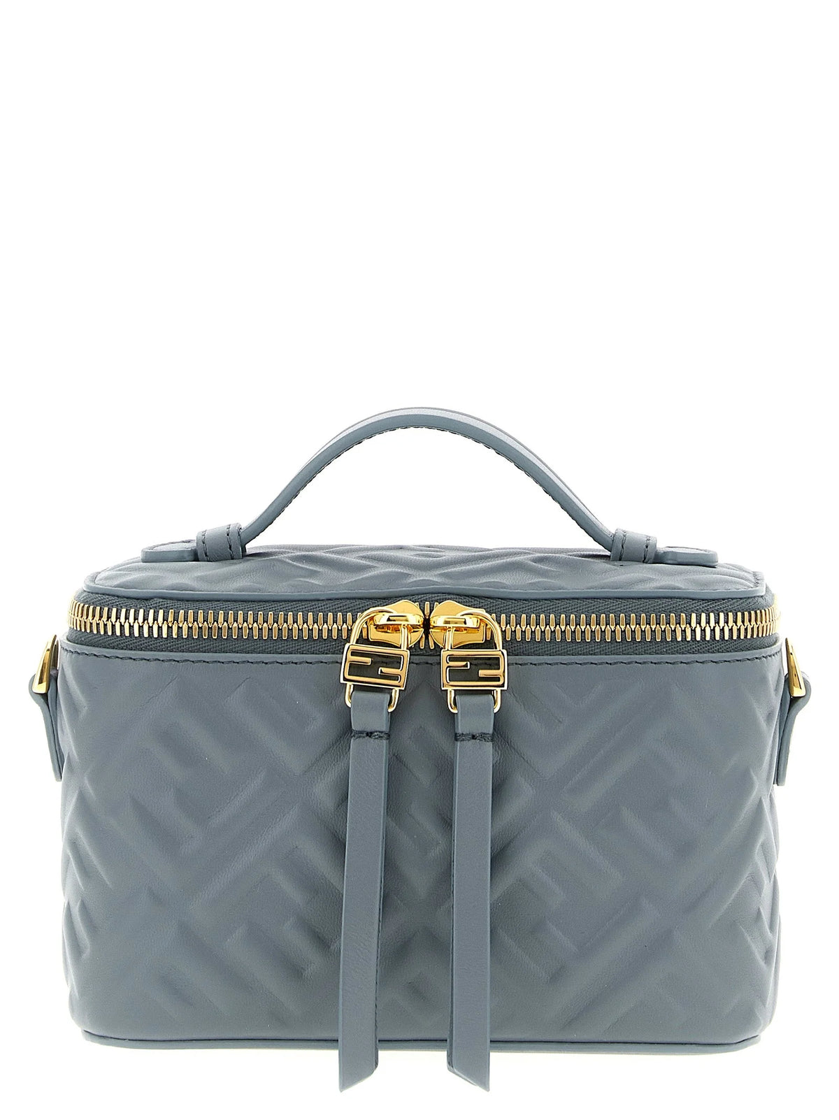 Fendi Blue Lamb Leather Handbag