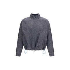 Fendi Blue Linen Denim Jacket