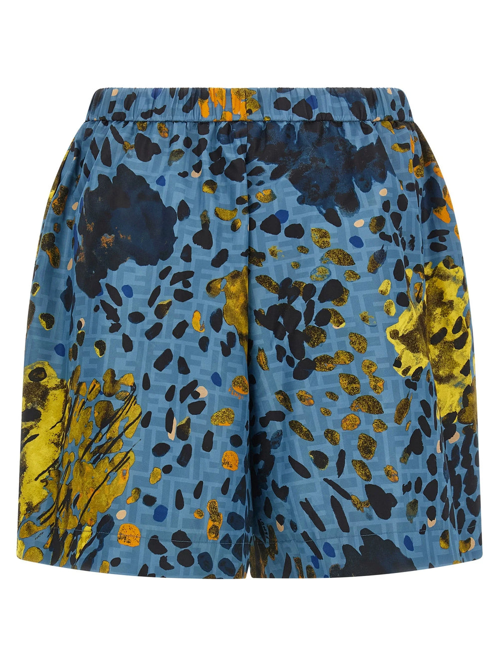 Fendi Blue Polyester Bermuda Shorts - M