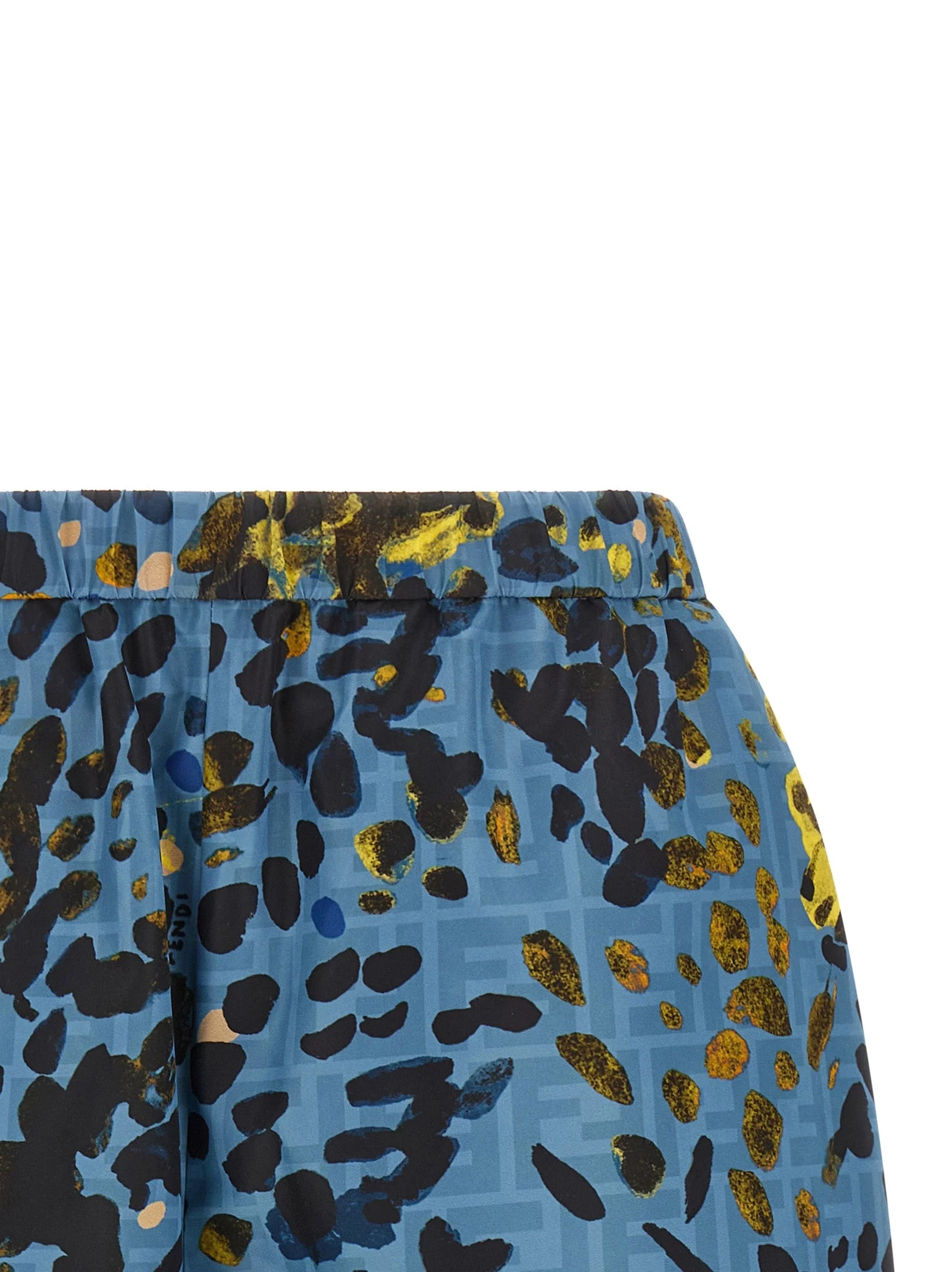 Fendi Blue Polyester Bermuda Shorts - M
