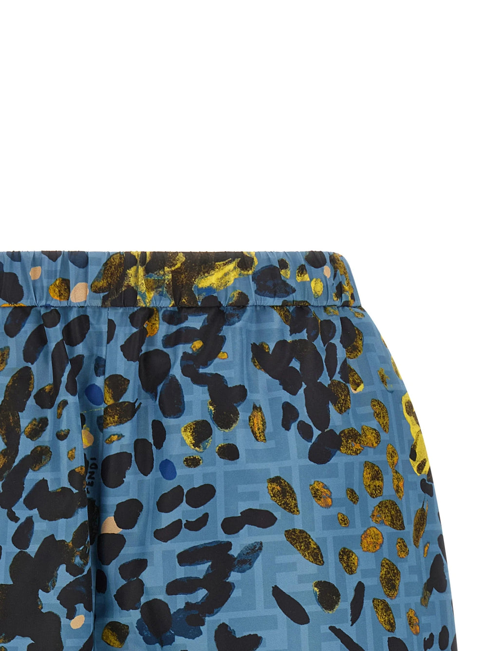 Fendi Blue Polyester Bermuda Shorts - M